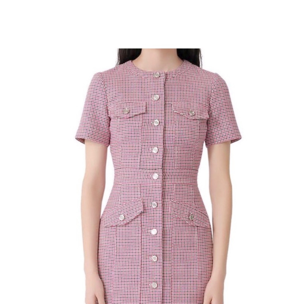 Brand New Maje tweed stress. Very pretty! Size 34